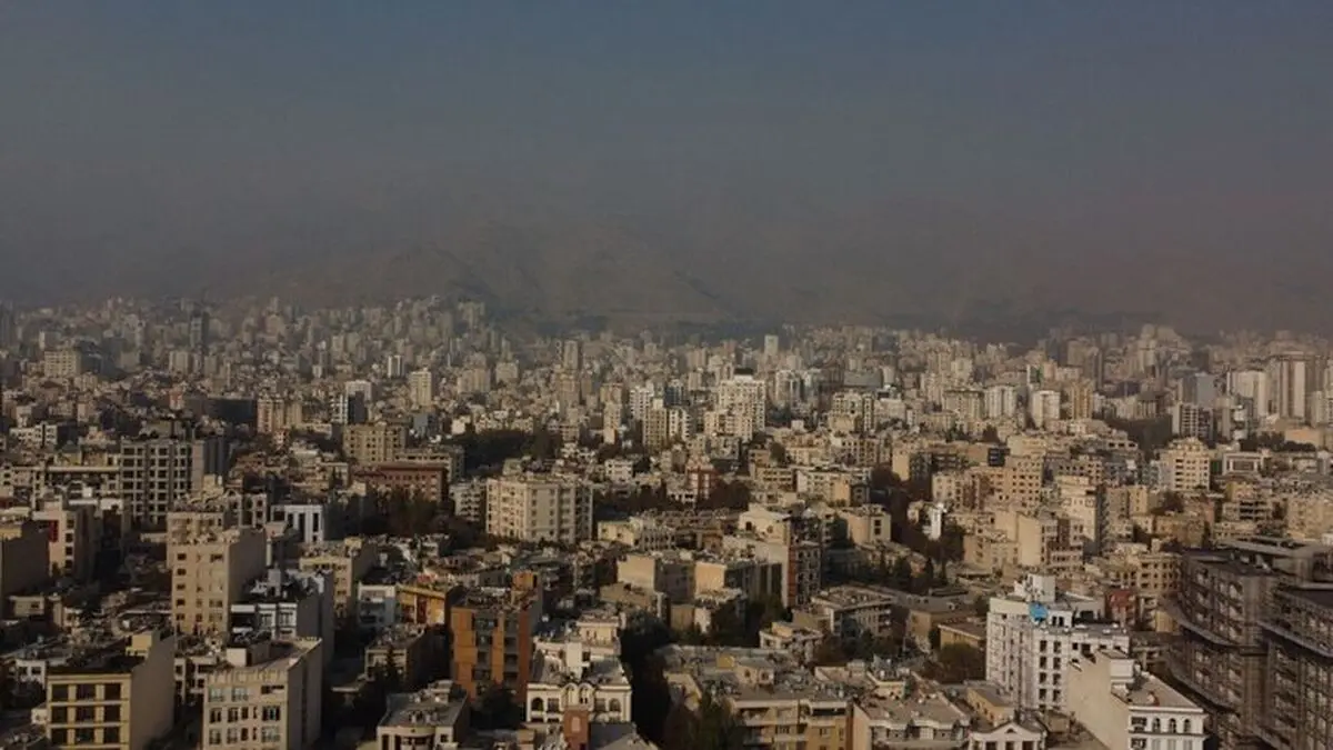 شاخص آلودگی هوای تهران امروز دوشنبه ۸ دی ۱۴۰۴