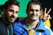 قهرمان ایرانی المپیک پدر شد