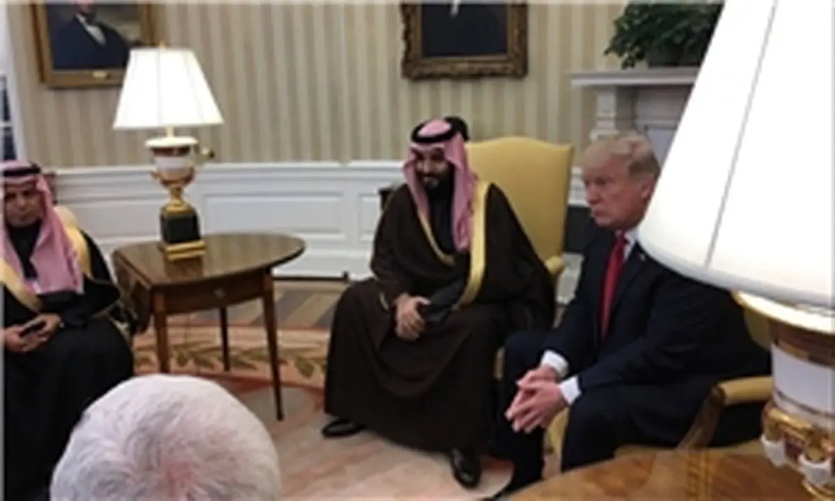 ولی عهد عربستان در کاخ سفید با ترامپ دیدار و گفت وگو کرد
