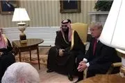 ولی عهد عربستان در کاخ سفید با ترامپ دیدار و گفت وگو کرد