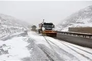 بارش سنگین برف در محورهای مازندران