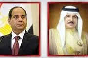 رایزنی تلفنی شاه بحرین و رئیس‌جمهور مصر