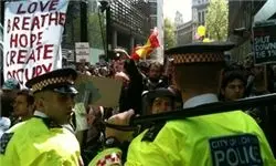 تظاهرات جنبش ضدسرمایه‌داری " تسخیر لندن "