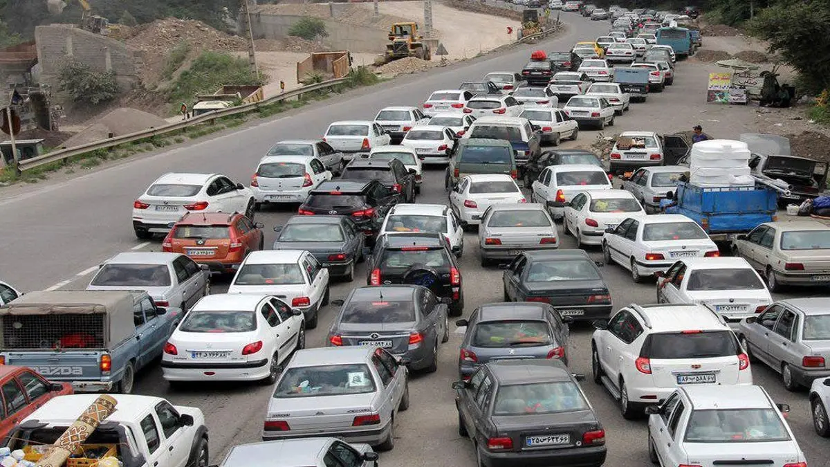 ترافیک سنگین در محورهای شمالی