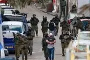 بازداشت ۱۴۰ فلسطینی در کرانه باختری طی ۲ روز