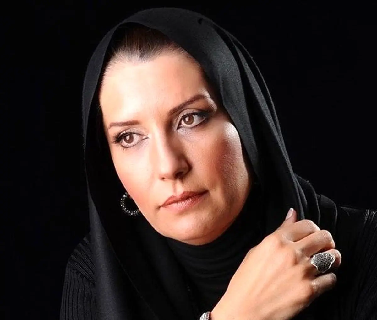 فریبا کوثری دست به آسمان شد /عکس