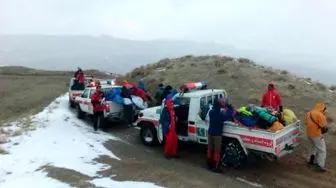 برقراری ارتباط تلفنی با ۳ کوهنورد مفقود در ارتفاعات بینالود
