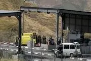 شهرک‌نشین صهیونیست، کارگران فلسطینی را با اتوبوس زیرگرفت