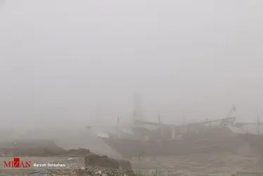 بندر مه آلود