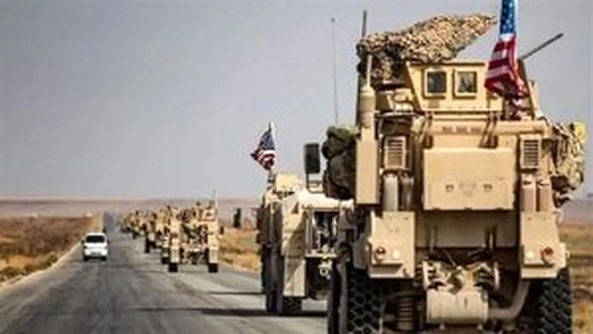 ورود کاروان بزرگ نظامی آمریکا در نزدیک ایران