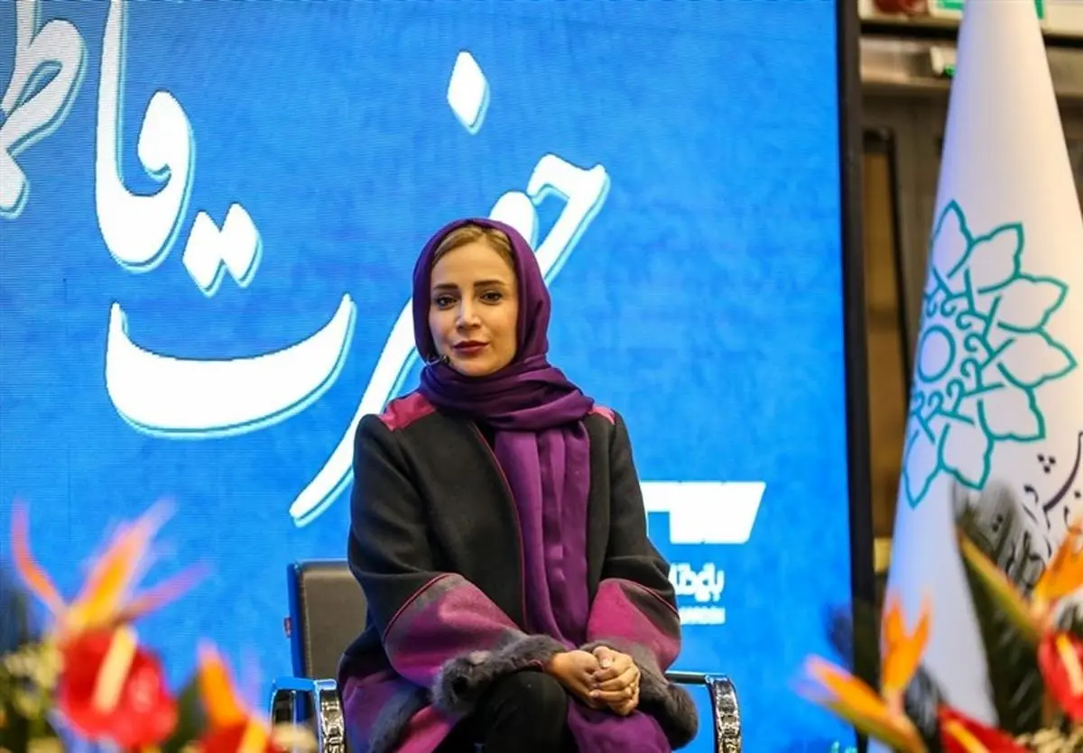 شبنم قلیخانی در جشن ولادت حضرت زهرا (س) | حضور شبنم قلیخانی در جشن باغکتاب