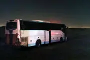 واژگونی یک دستگاه اتوبوس در آبادان