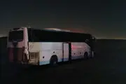 واژگونی یک دستگاه اتوبوس در آبادان