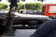 
آتش گرفتن خودرو در آمل
