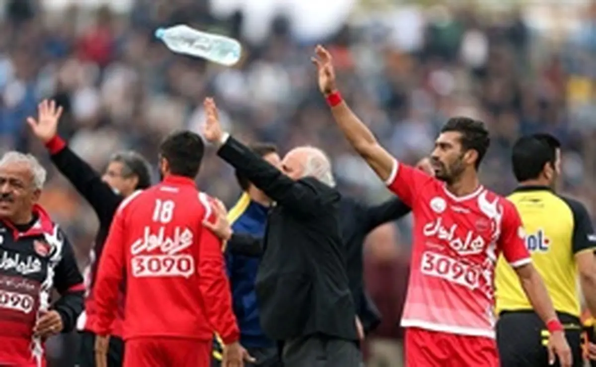 رامین رضاییان برای نیمکتنشینی پرسپولیس هم شکر خدا میکند! +عکس