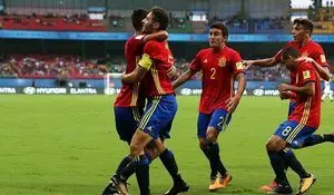 نتایج دیدارهای دوستانه/ پیروزی پر گل اسپانیا