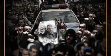 تجمع میلیونی در بغداد برای بزرگداشت سالگرد شهادت حاج قاسم و المهندس/گزارش تصویری