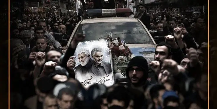 تجمع میلیونی در بغداد برای بزرگداشت سالگرد شهادت حاج قاسم و المهندس/گزارش تصویری