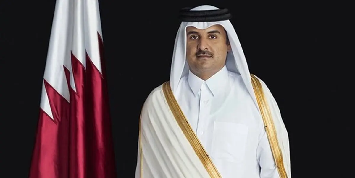 پیام تبریک امیر قطر به آیت‌الله رئیسی 