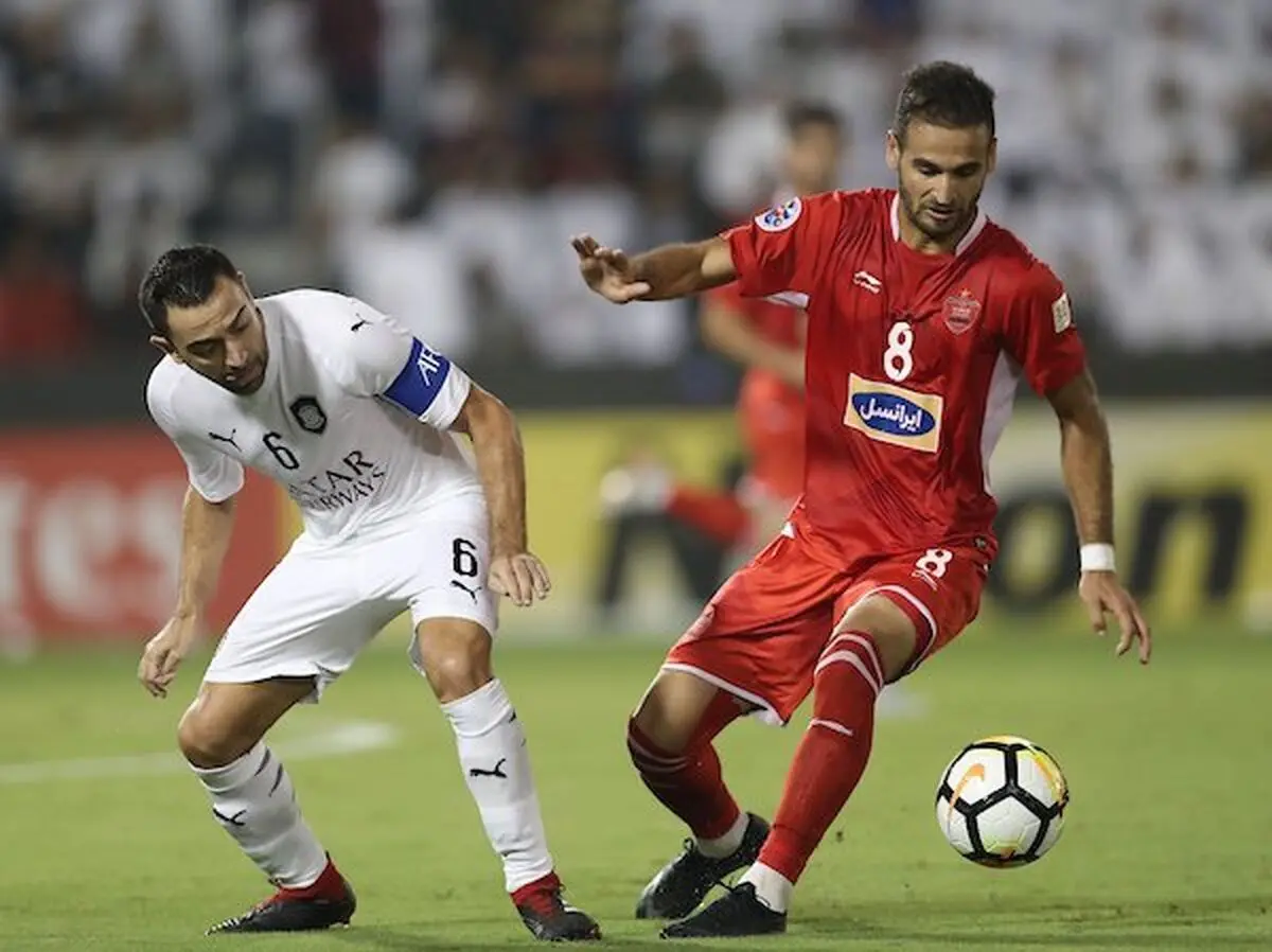 پوستر سایت عراقی برای بازی با پرسپولیس-السد