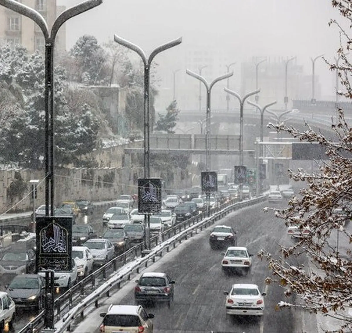 وضعیت بارشها و دمای تهران تا پایان هفته
