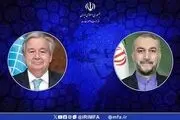 گفتگوی تلفنی امیرعبداللهیان و گوترش درباره غزه