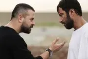 تیپ مشکی نوید محمدزاده و هومن سیدی در مراسم آکادمی سینماسینما