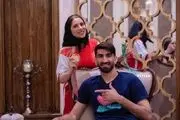 جشن قهرمانی علیرضا بیرانوند و همسر و فرزندانش+عکس