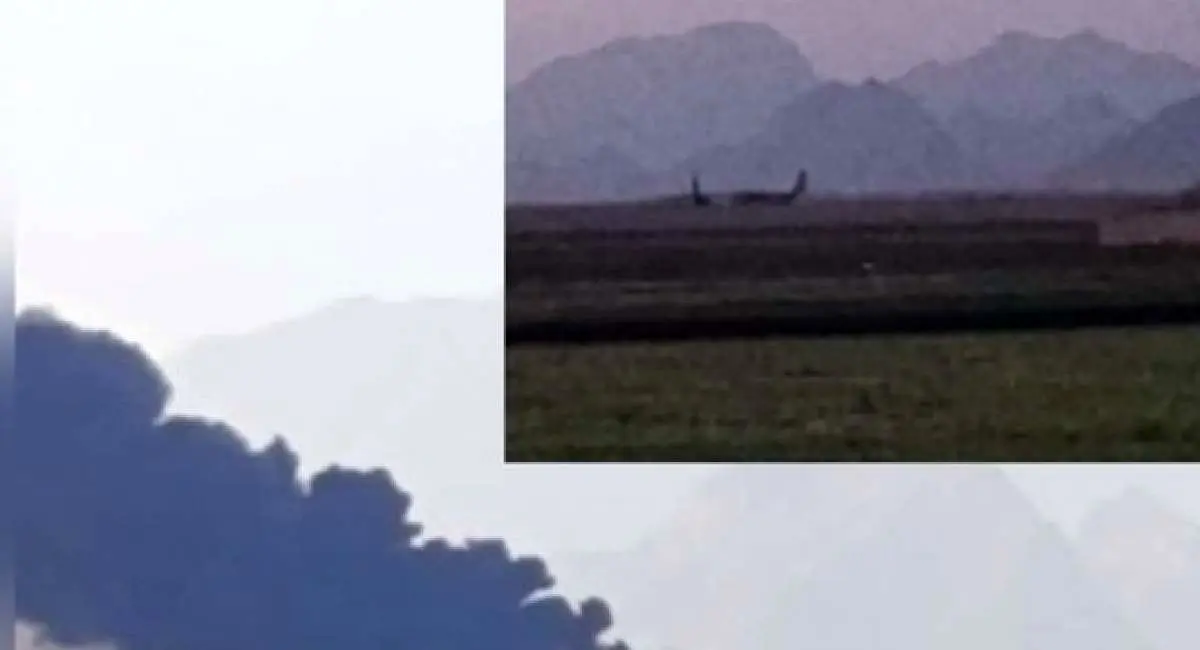 تصاویر پرنده آمریکایی که حین تعقیب خلبان جنگنده ساقط‌شده، منهدم شد | خبر سپاه و ارتش از انهدام ۲ پهپاد دیگر