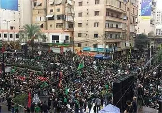 مراسم عاشورای حسینی در ضاحیه بیروت