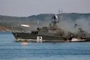 رزمایش دریایی روسیه در آب‌های خزر