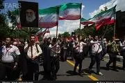 تظاهرات ارمنی های ایران مقابل سفارت ترکیه در تهران/ فیلم