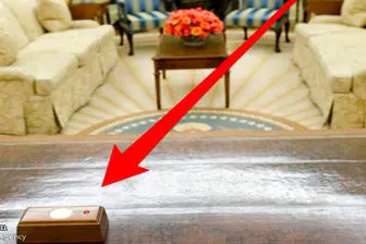 کاربرد دکمه قرمز روی میز رئیس‌جمهور آمریکا+تصاویر