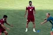 تمرین 3 پرسپولیسی در ورزشگاه شهید کاظمی