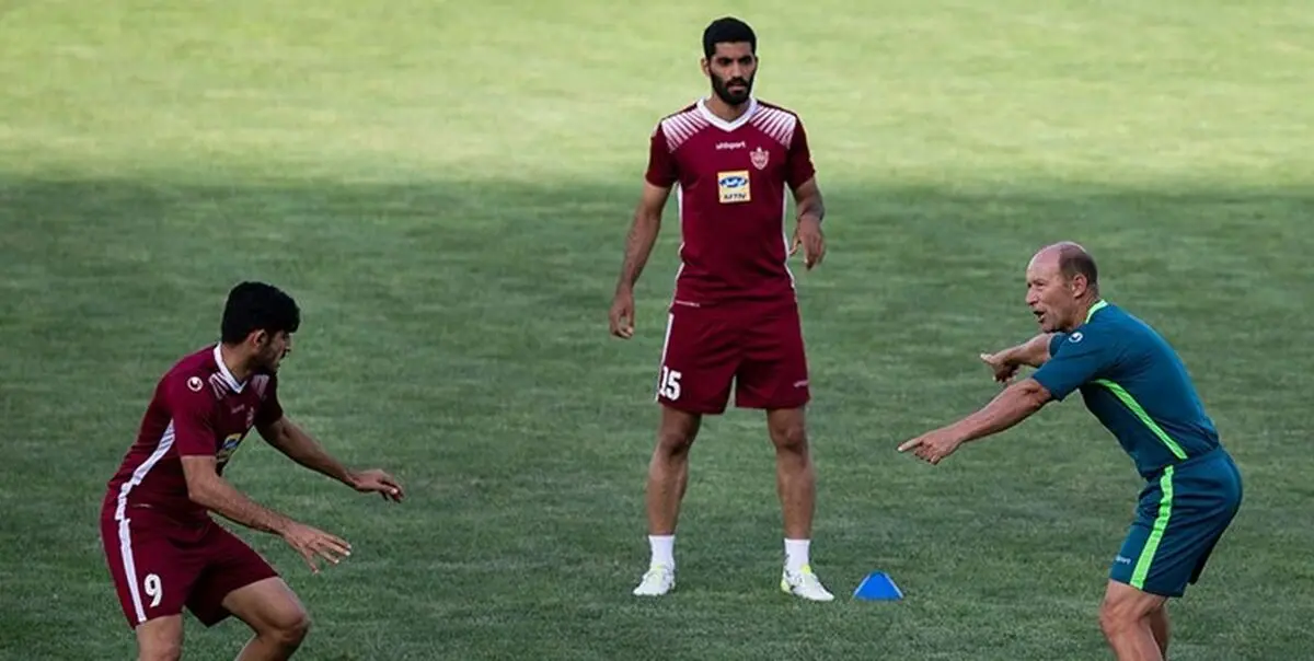 تمرین 3 پرسپولیسی در ورزشگاه شهید کاظمی