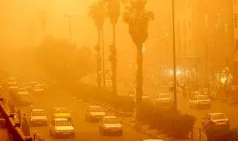احتمال وقوع پدیده گردوغبار در خوزستان