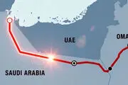  مسیر تازه دور زدن تنگه هرمز بین عربستان و عمان 