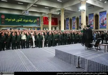 دیدار فرماندهان سپاه پاسداران با رهبر معظم انقلاب 