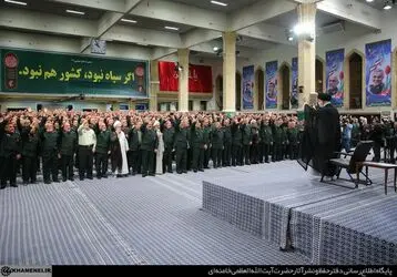 دیدار فرماندهان سپاه پاسداران با رهبر معظم انقلاب 