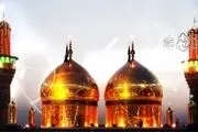 نمایی زیبا از گنبد حرمین عسکریین(ع)/ عکس
