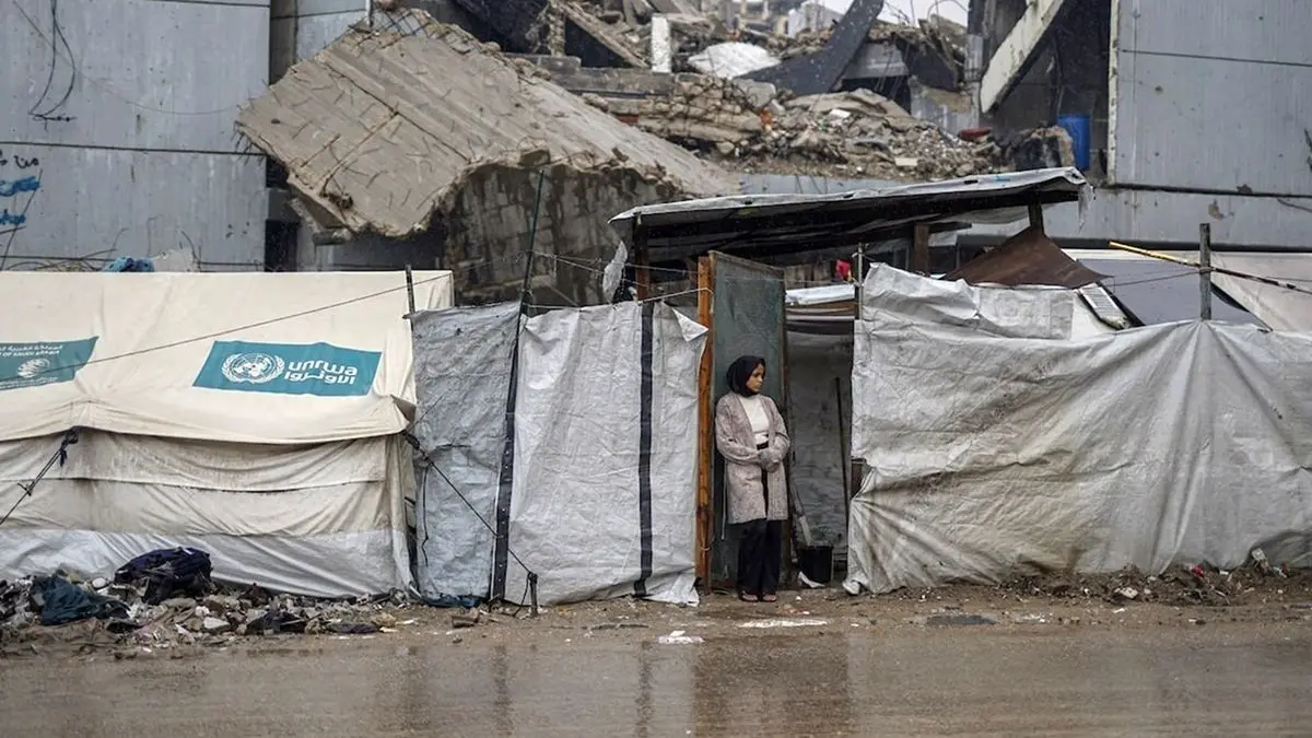 باد و باران زخم‌های جنگ را در غزه عمیق‌تر کرد