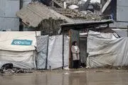 باد و باران زخم‌های جنگ را در غزه عمیق‌تر کرد