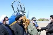 به زمین نشستن نخستین هواپیمای بمب افکن کوثر در پایگاه شهید فکوری