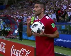 پرتاب اوت محمدی جز لحظات به یادماندنی و ناب جام جهانی شد
