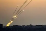 فلسطین 24 موشک را به سمت دریای مدیترانه شلیک کرد+فیلم