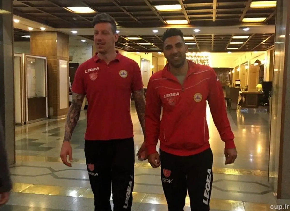 شاگردان دایی در محل اردوی پرسپولیس/عکس