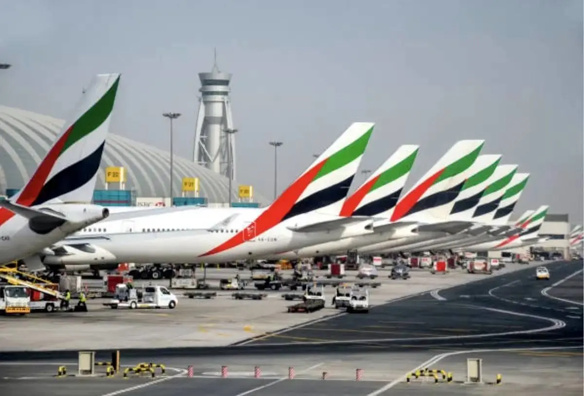 لحظه اصابت پهپاد به فرودگاه دبی/فیلم