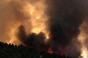 
آتش سوزی گسترده در نزدیکی شهرک‌های صهیونیست نشین
