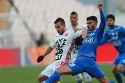 اعتراض بازیکن سایپا به داوری بازی با پرسپولیس