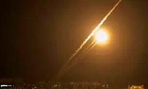 بمباران نوار غزه توسط رژیم اشغالگر صهیونیستی